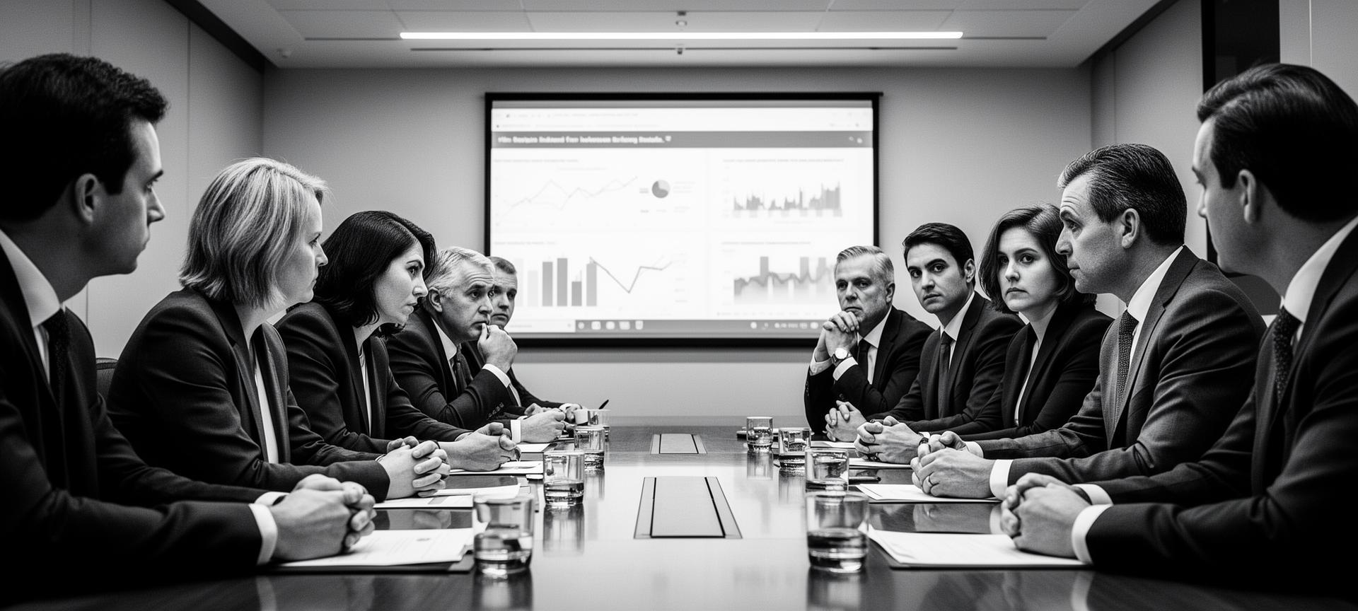Réunion stratégique leadership